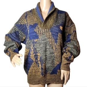 VTG Atlantis grandpa Cosby knit sweater